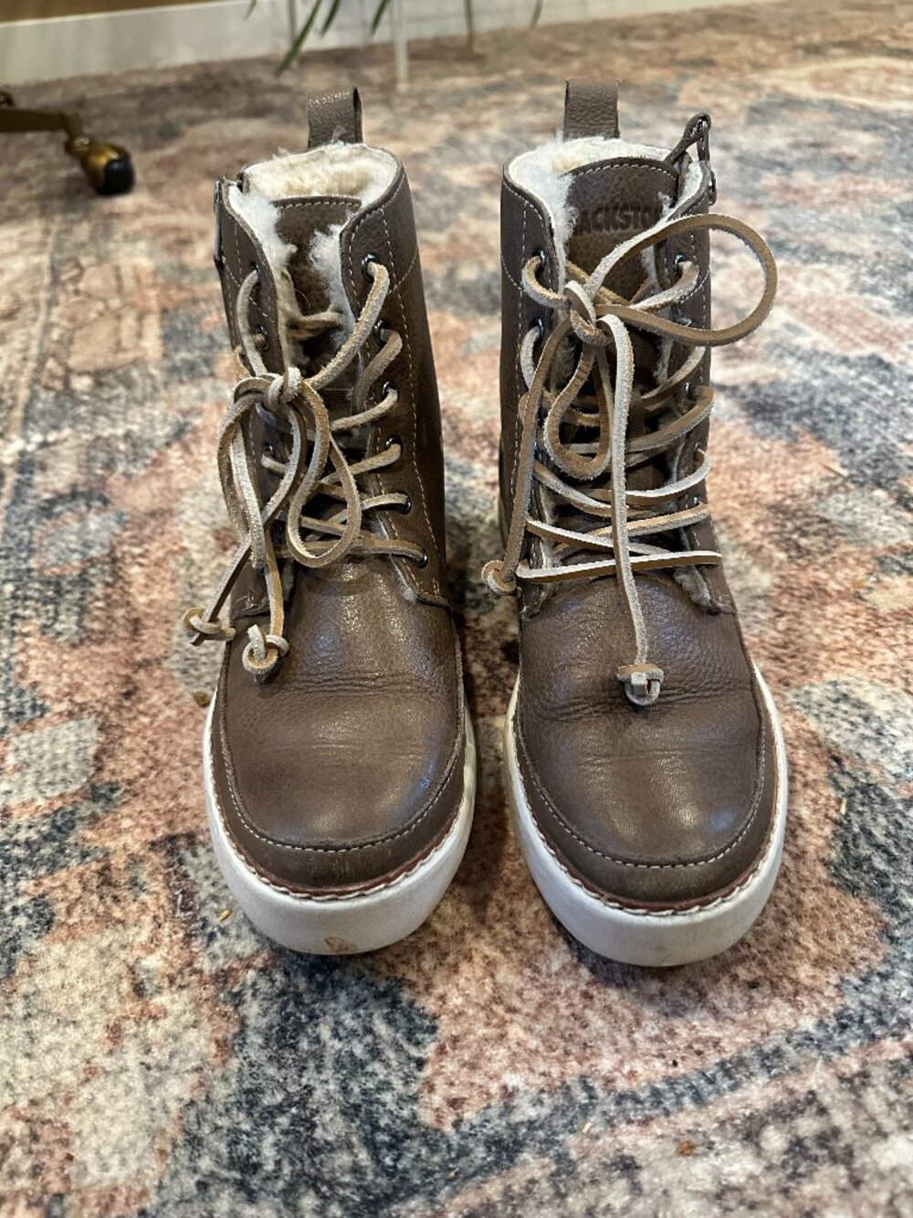 Blackstone 'CW96' Genuine Shearling Lined Sneaker Boot